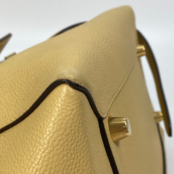 CELINE Yellow Leather Shoulder Bag - Picture 5 of 16